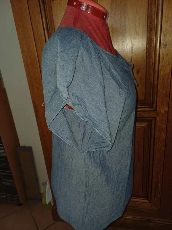 Jean-style blouse from Blancheporte, size 44, brand new – photo 5
